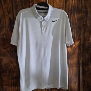 Nike Dri-FIT Golf Polo Shirt Gray Camo Standard Fit Short Sleeve Performance Top